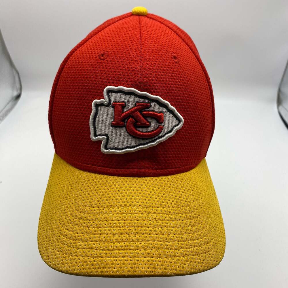 Kansas City Chiefs Red/Gold Two-Tone Precurved Hat